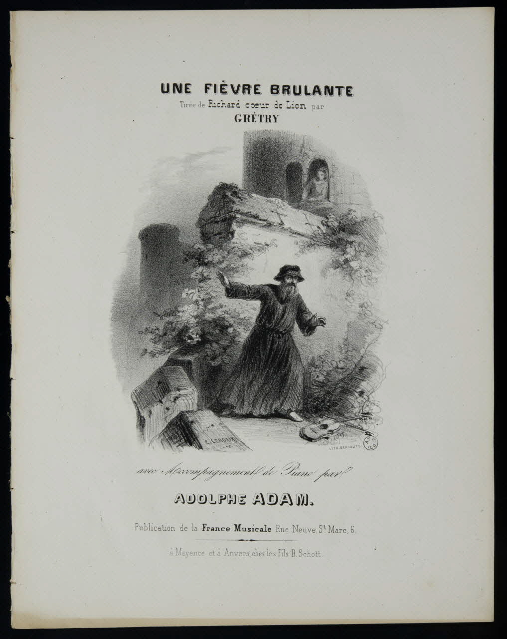 partition UNE FIEVRE BRULANTE 1951.65.308 Photo