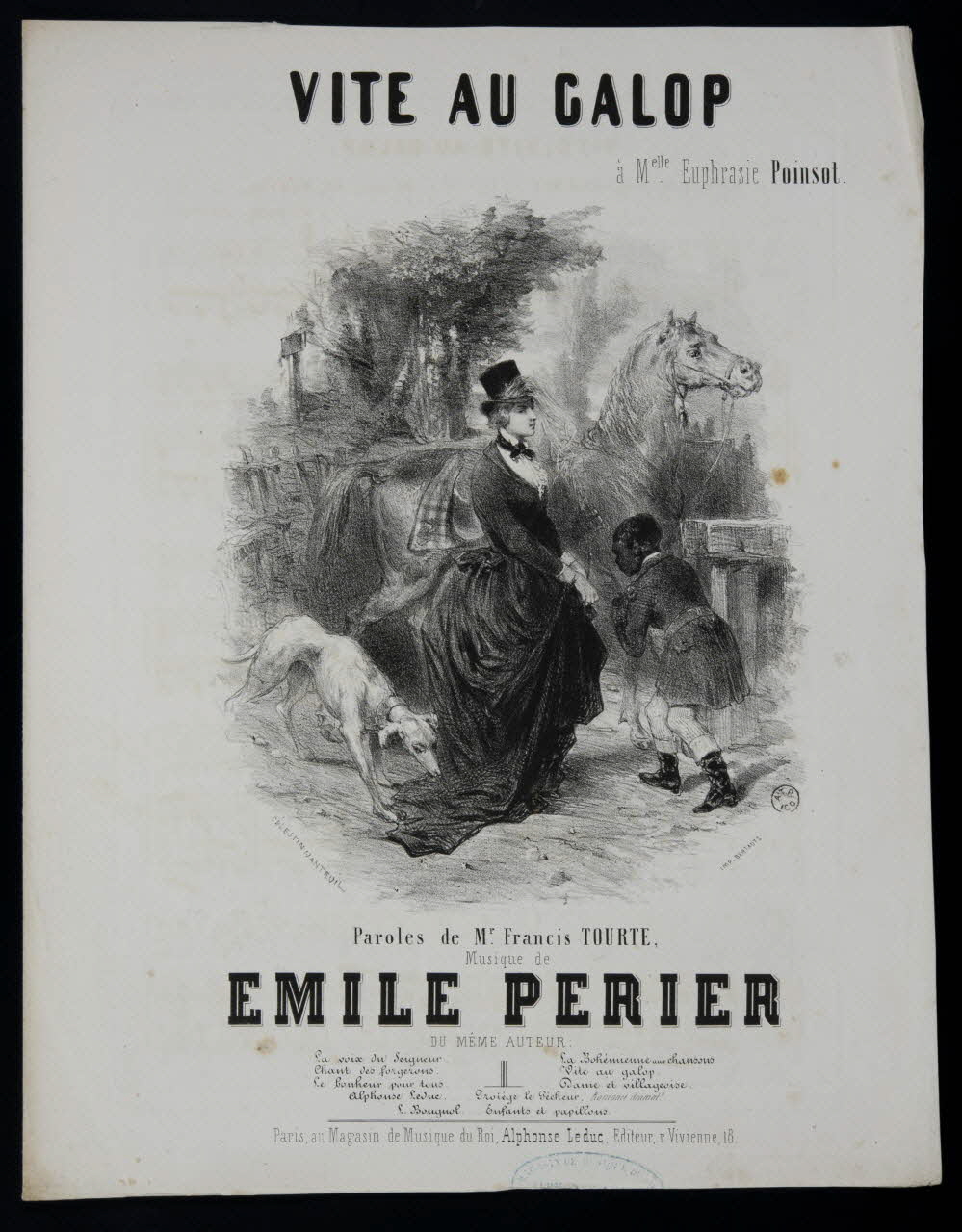 estampe VITE AU GALOP 1951.65.4 Photo