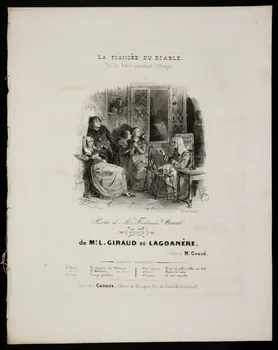 estampe LA FIANCEE DU DIABLE. 1951.65.42 Photo