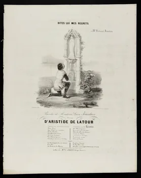 estampe DITES LUI MES REGRETS. 1951.65.45 Photo