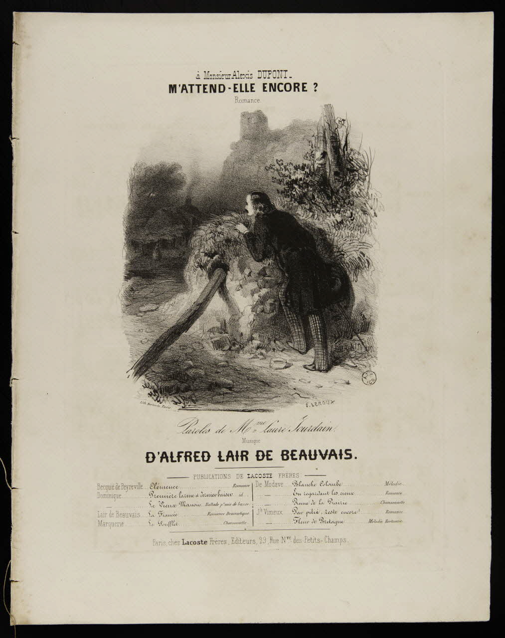 estampe M'ATTEND-ELLE ENCORE ? 1951.65.49 Photo