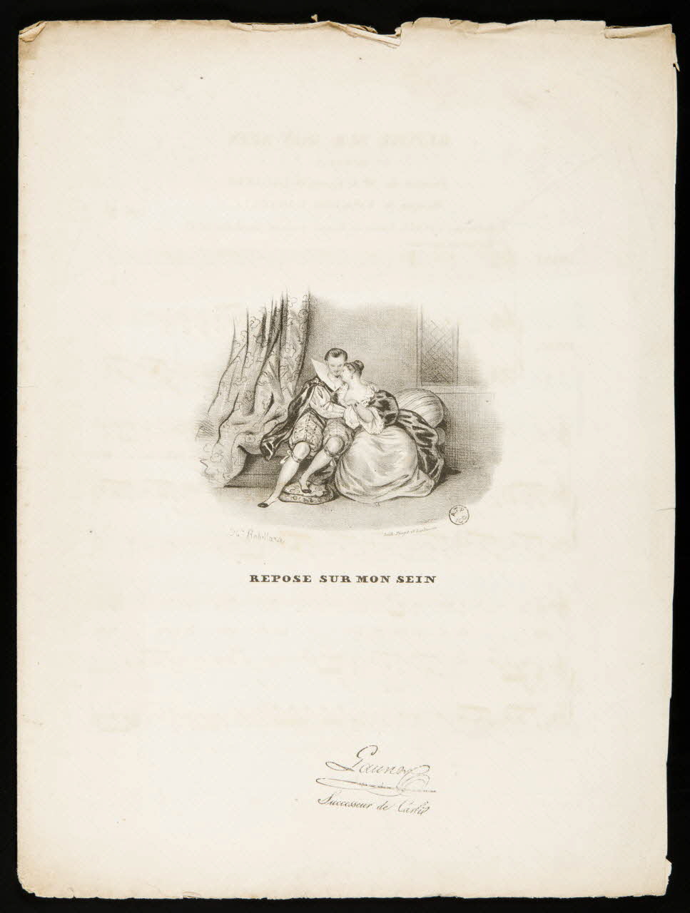 estampe REPOSE SUR MON SEIN 1951.65.64 Photo