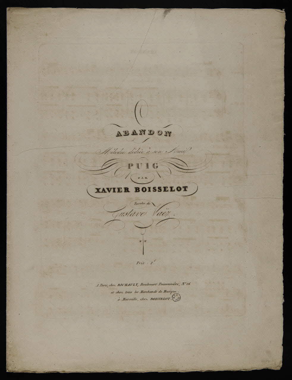 estampe ABANDON 1951.65.68 Photo