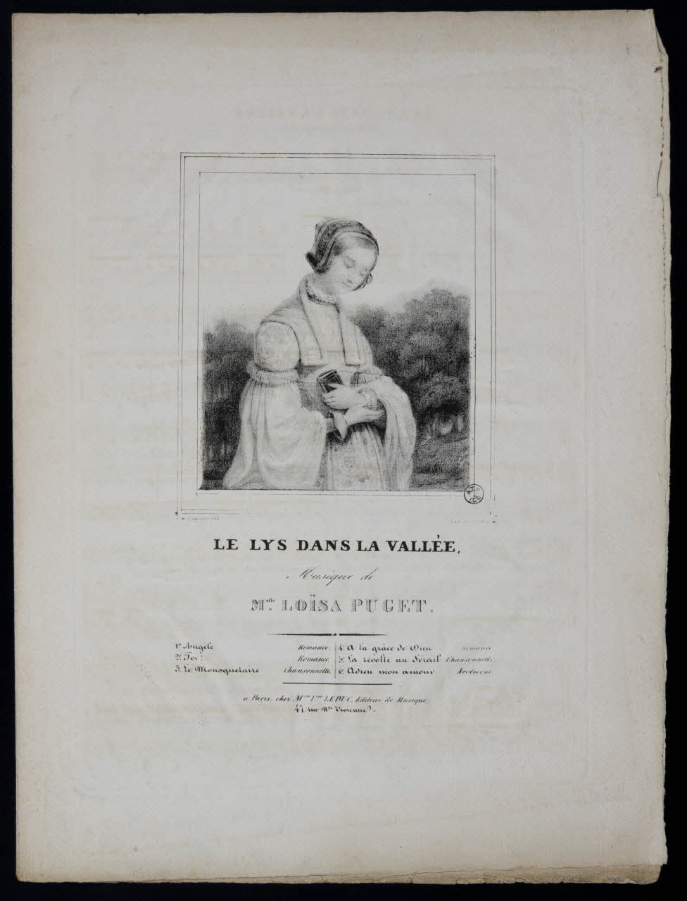 estampe LE LYS DANS LA VALLEE. 1951.65.74 Photo