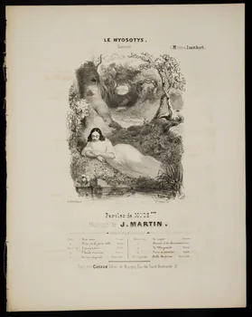 estampe LE MYOSOTHYS. 1951.65.78 Photo
