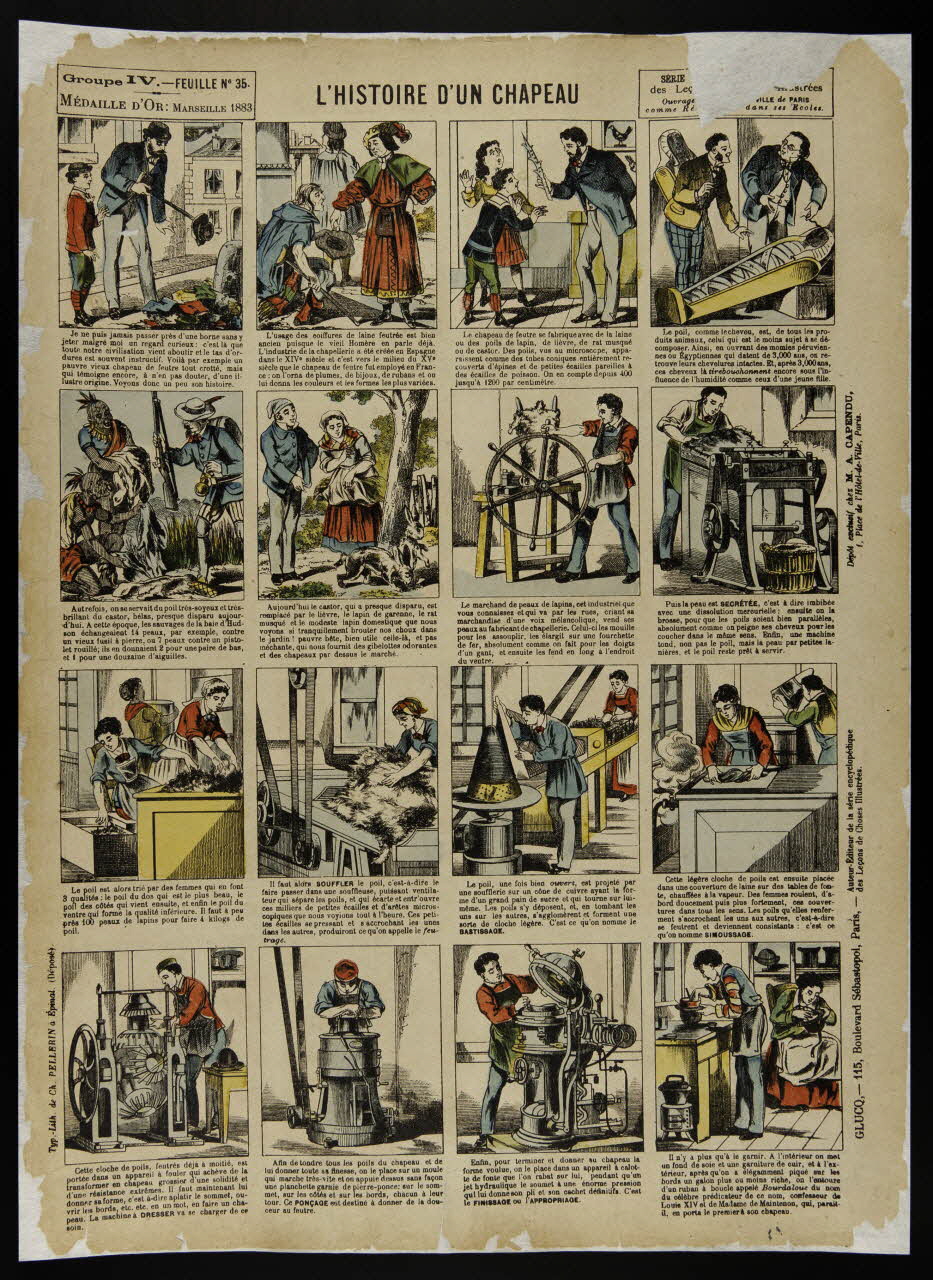 estampe L'HISTOIRE D'UN CHAPEAU 1951.67.2 Photo