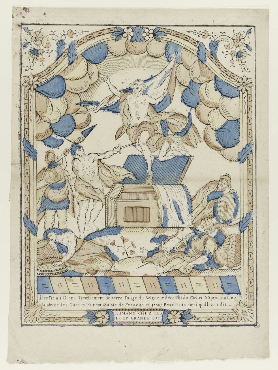 imagerie ancienne Résurrection du Christ 1951.72.32 Photo