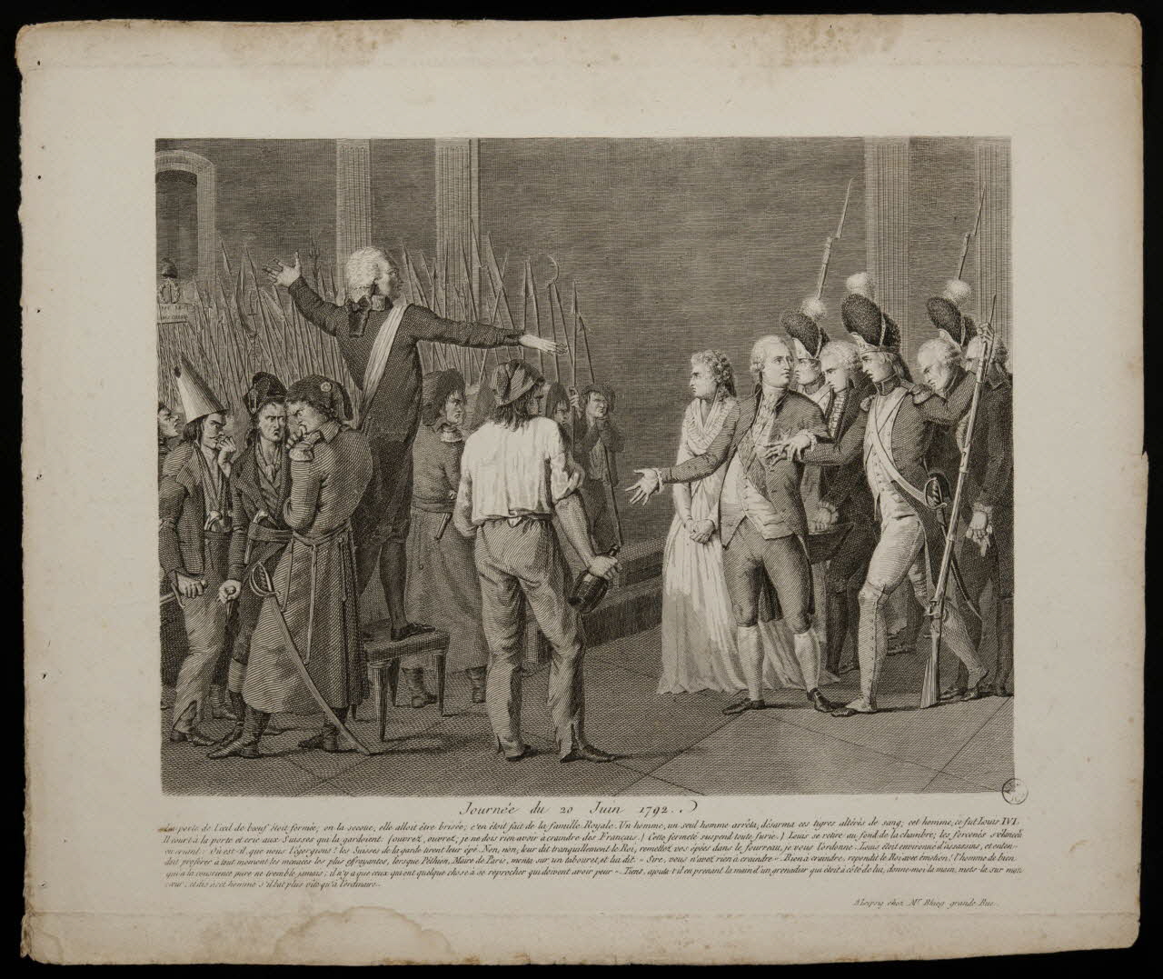 estampe Journée du 20 Juin 1792 1951.79.20.3 Photo