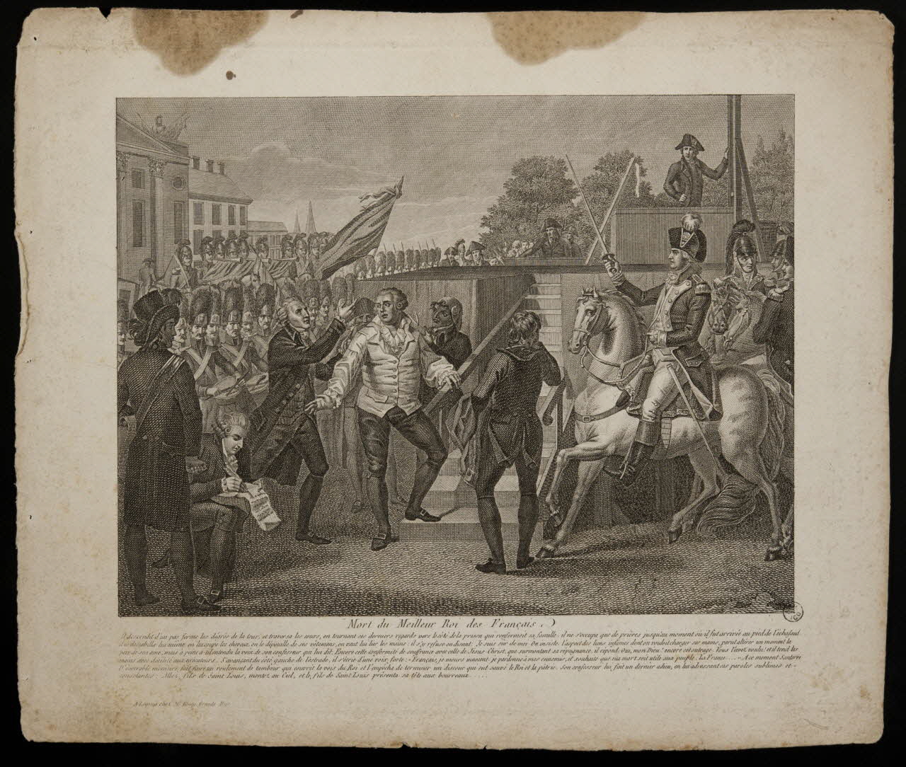 estampe Mort du Meilleur Roi des Français 1951.79.20.4 Photo