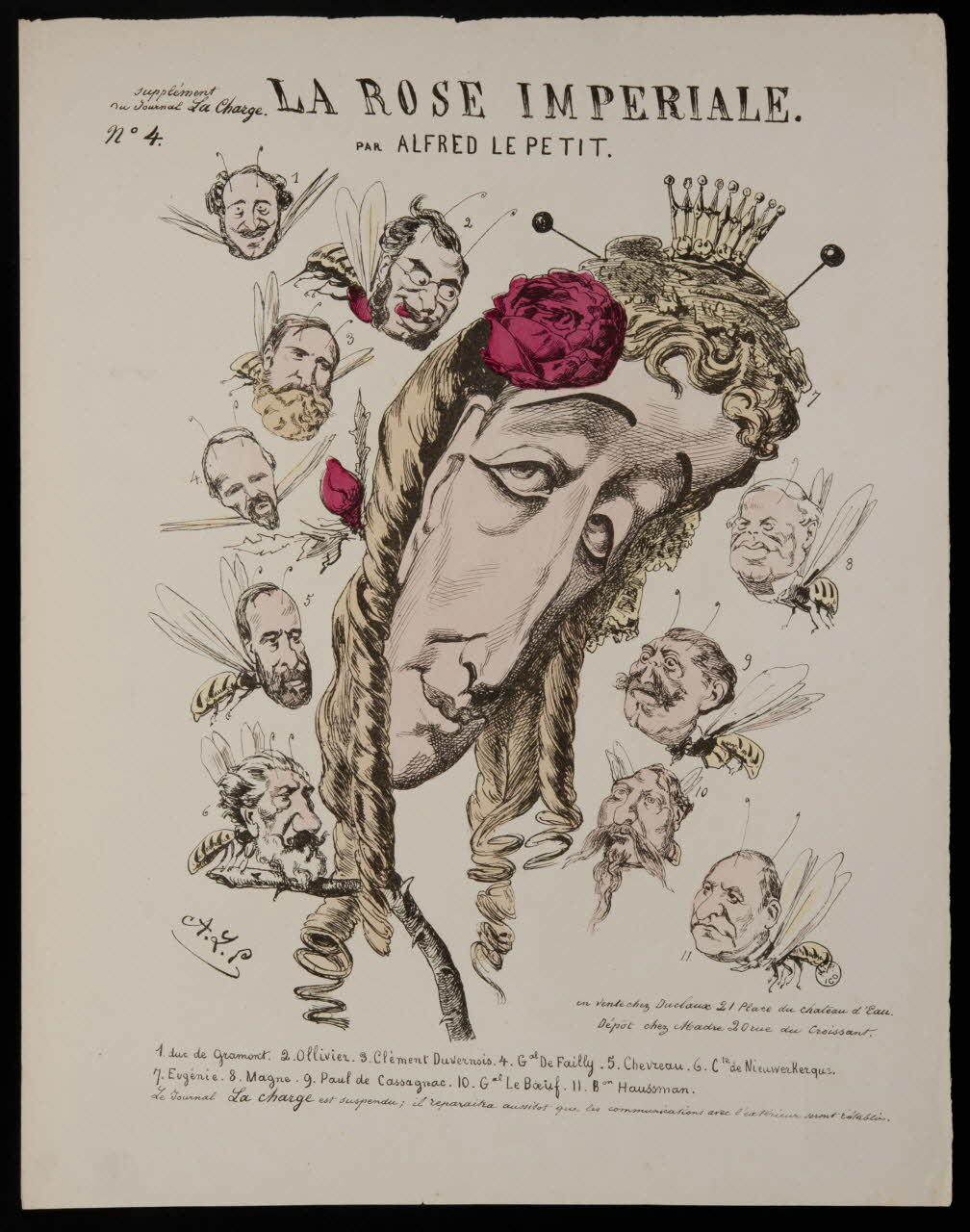 estampe LA ROSE IMPERIALE. 1951.79.28 Photo