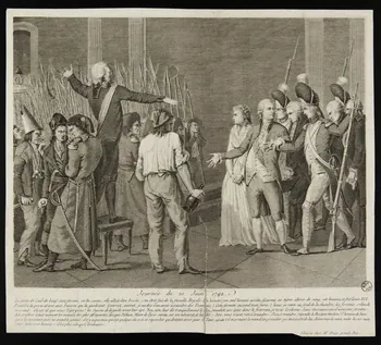 Pellerin imagerie ancienne Journée du 20 Juin 1792. Leipzig 1792 1951.79.49 Photo