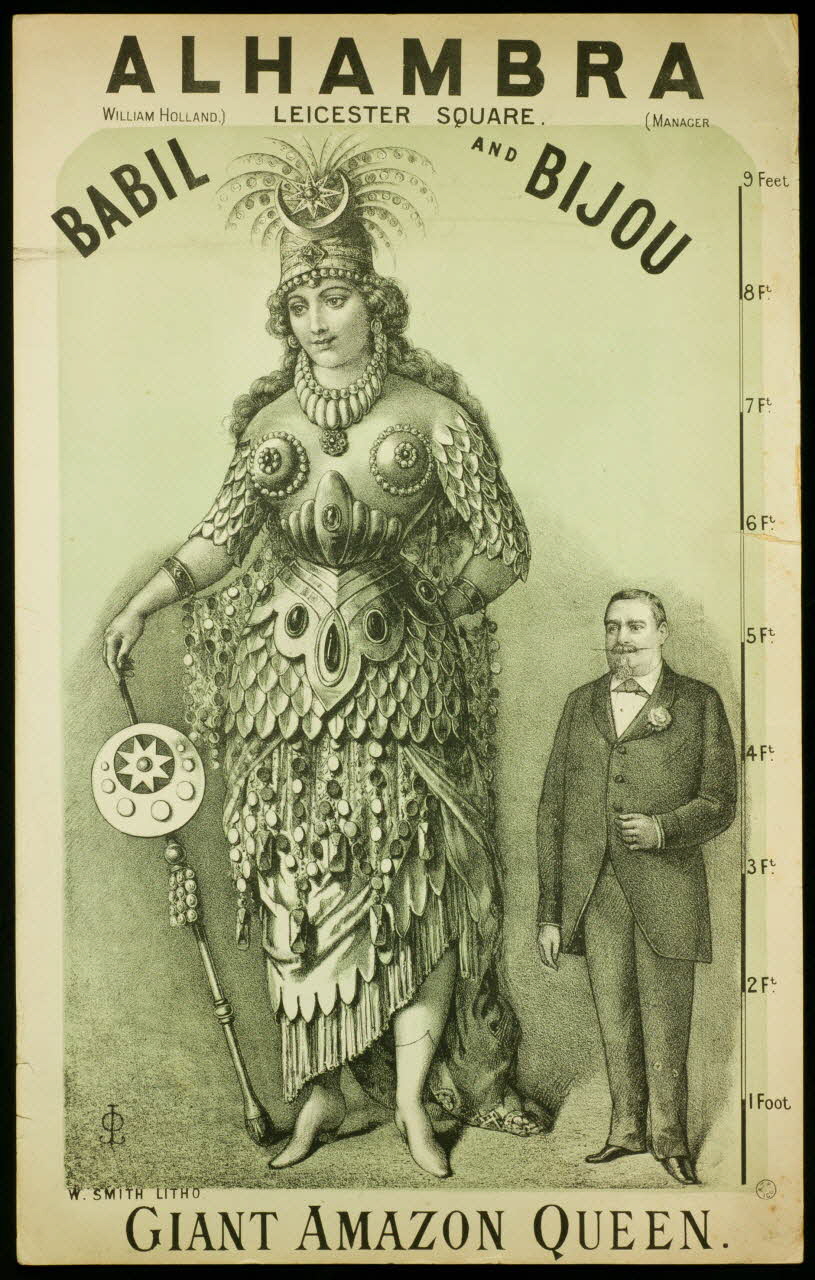 affiche ALHAMBRA  GIANT AMAZON QUEEN. 1951.79.8  Photo