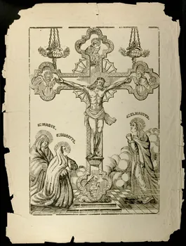 estampe Jésus en croix 1952.100.6 Photo