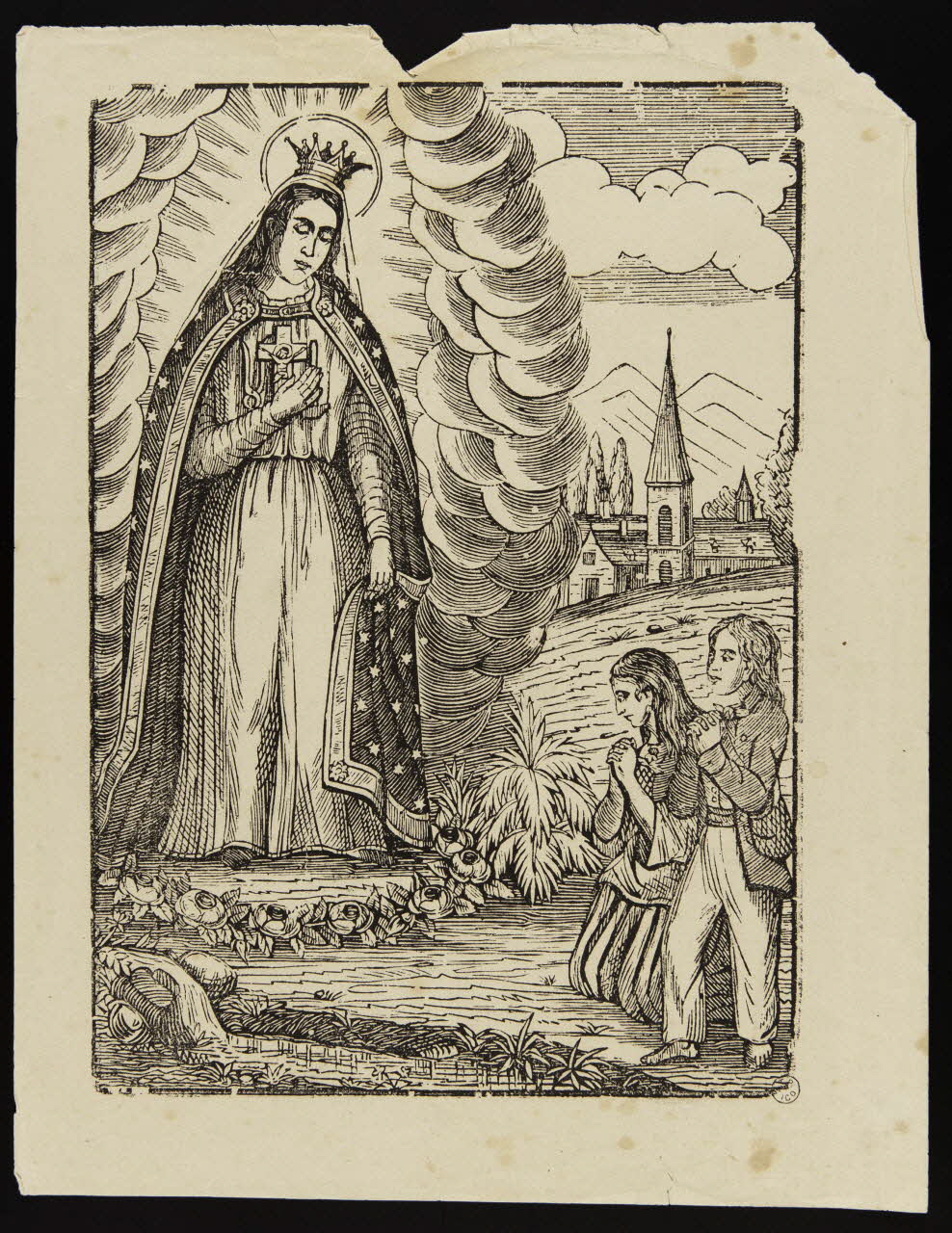 estampe Apparition de la Vierge 1952.100.7 Photo