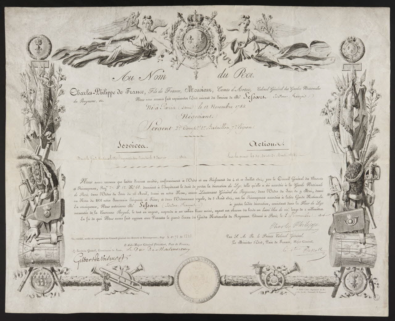 estampe Au Nom du Roi. 1952.103.5 Photo