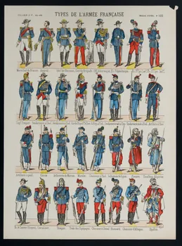 estampe TYPES DE L'ARMEE FRANCAISE 1952.106.16 Photo