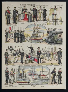 estampe MARINE FRANCAISE (INSTRUCTION MILITAIRE) 1952.106.28 Photo