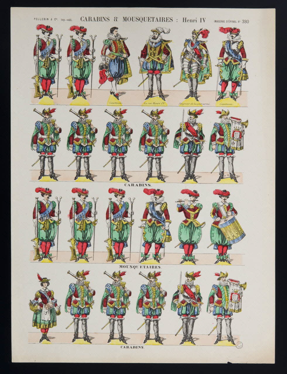 estampe CARABINS & MOUSQUETAIRES : Henri IV 1952.106.35 Photo