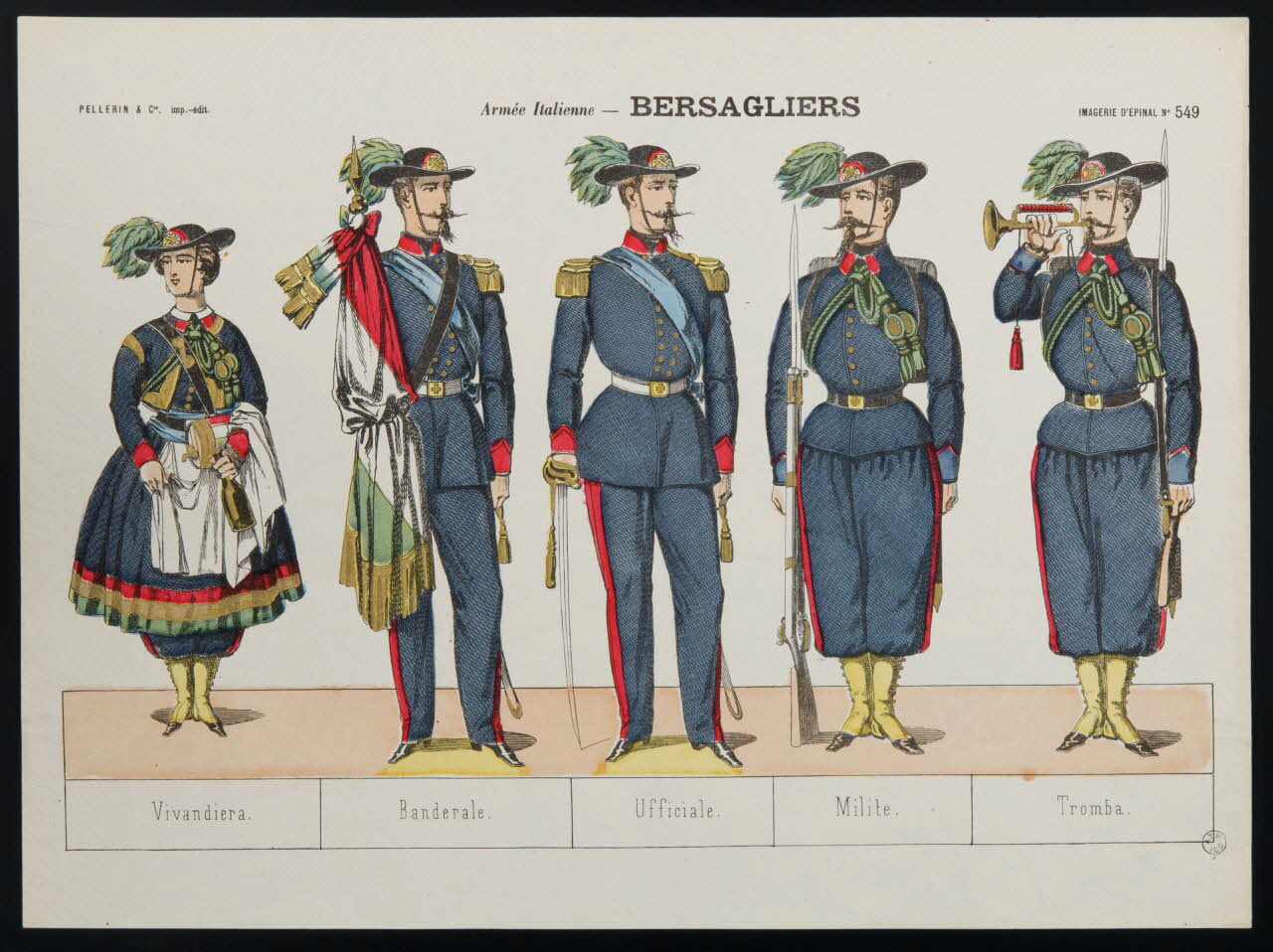 estampe Armée Italienne - BERSAGLIERS 1952.106.36 Photo