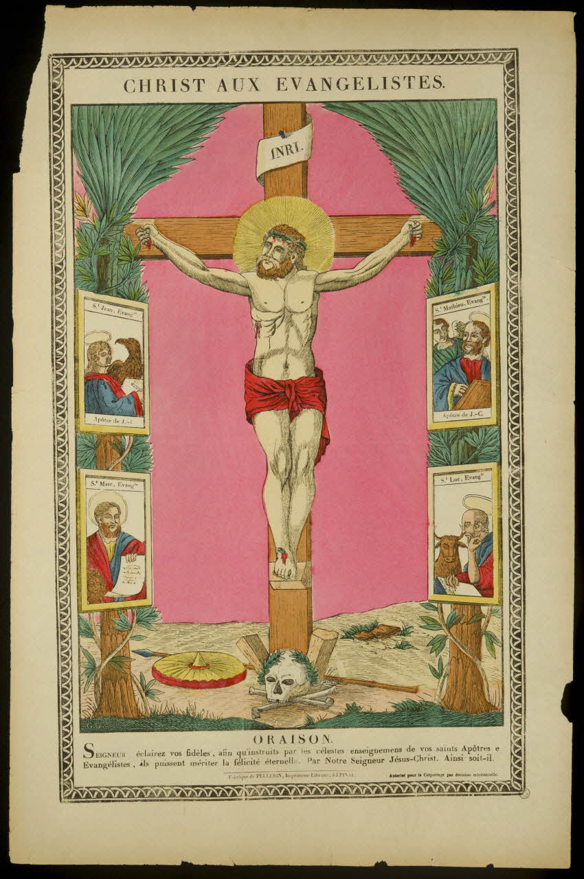 estampe CHRIST AUX EVANGELISTES. 1952.106.43 Photo