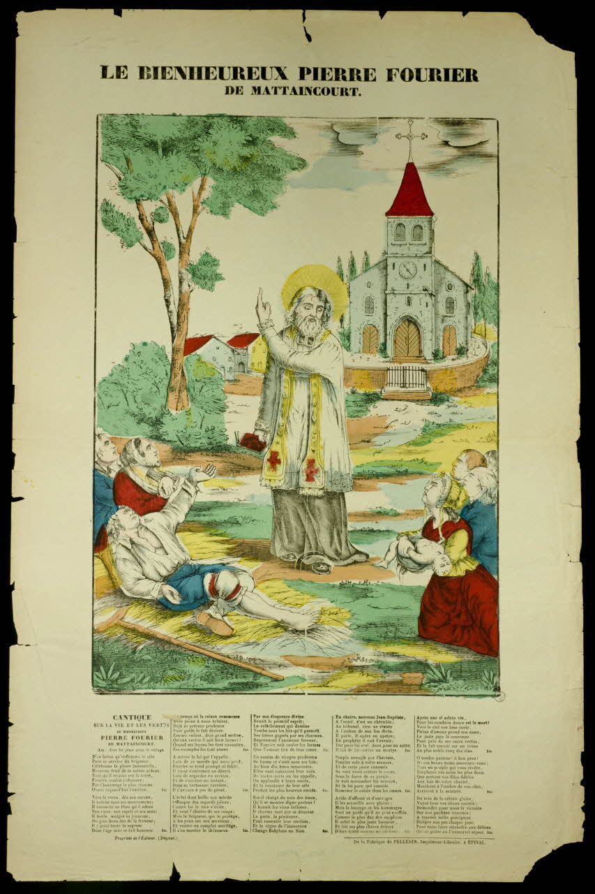 estampe LE BIENHEUREUX PIERRE FOURIER  DE MATTAINCOURT. 1952.106.47 Photo
