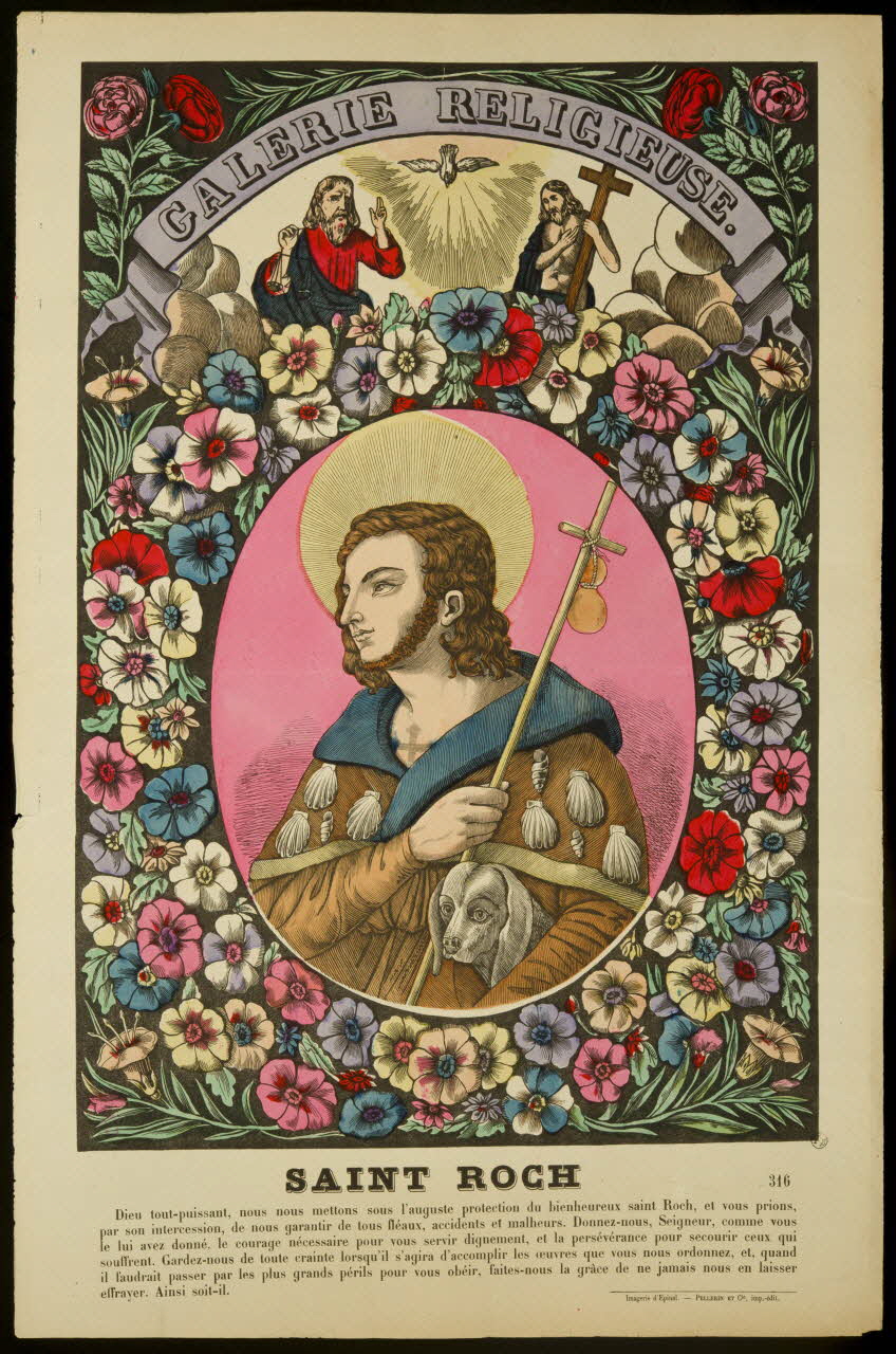 estampe GALERIE RELIGIEUSE.  SAINT ROCH 1952.106.49 Photo