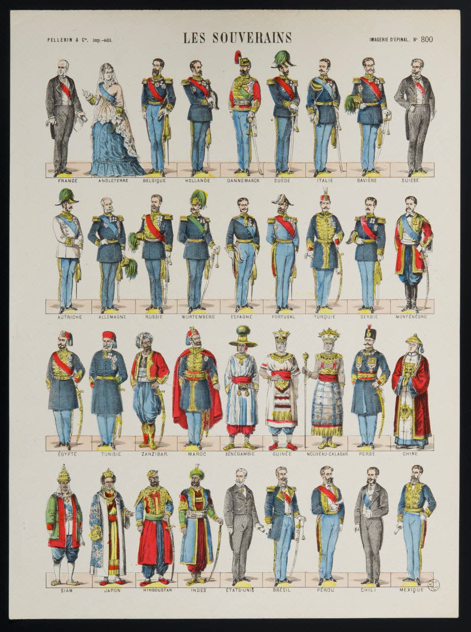 estampe LES SOUVERAINS 1952.106.61 Photo