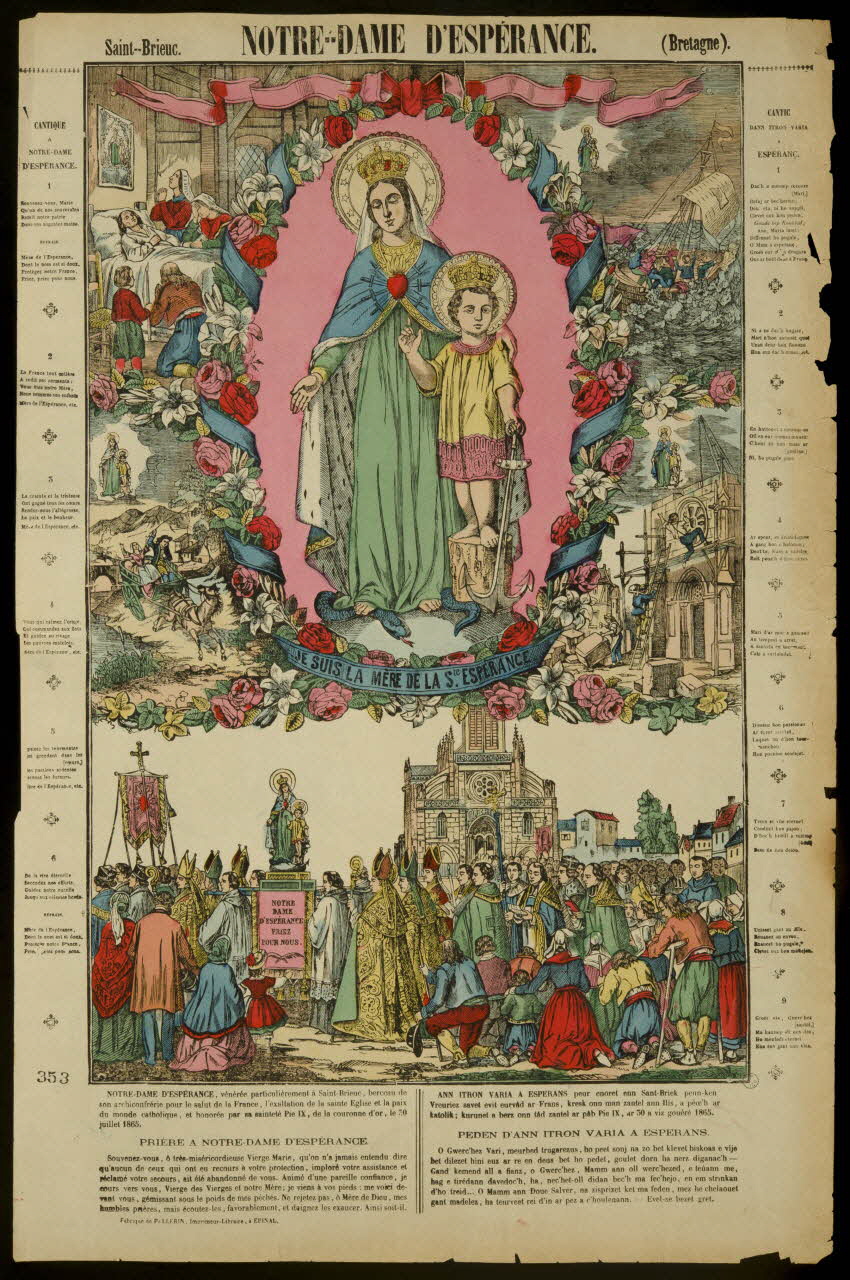 estampe NOTRE-DAME D'ESPERANCE. 1952.106.65 Photo