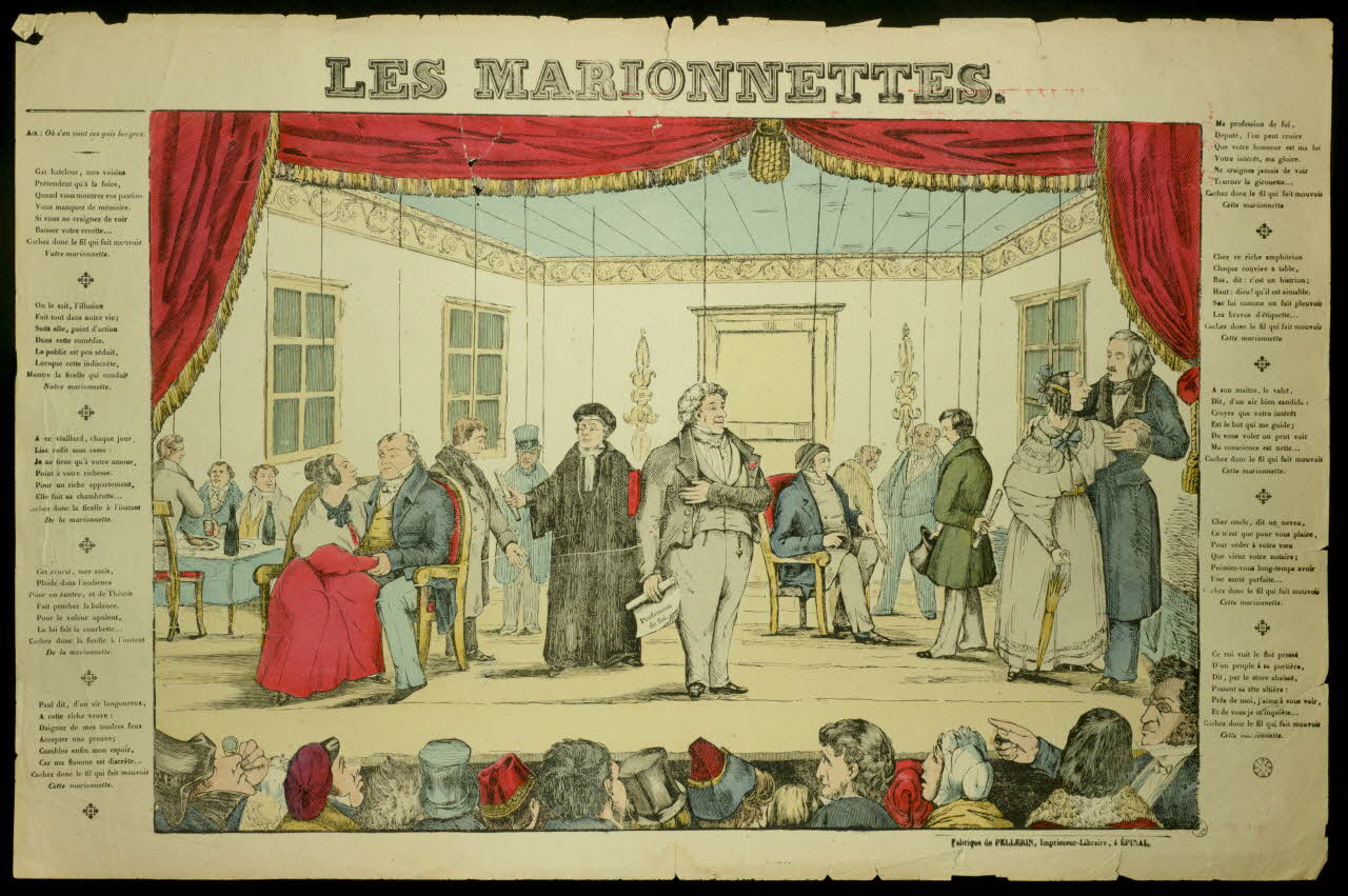 estampe LES MARIONNETTES. 1952.106.66 Photo