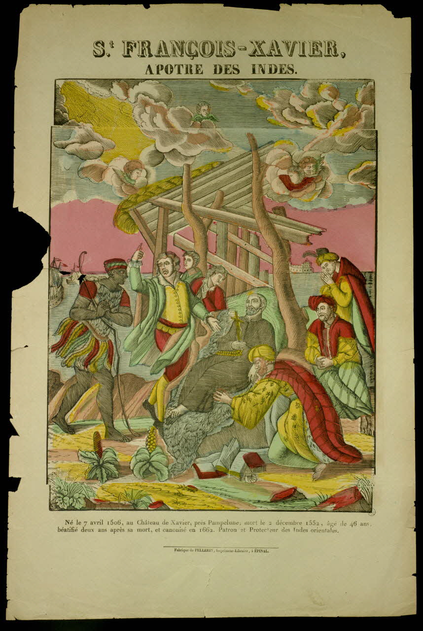 estampe St. FRANCOIS-XAVIER,  APOTRE DES INDES. 1952.106.68 Photo