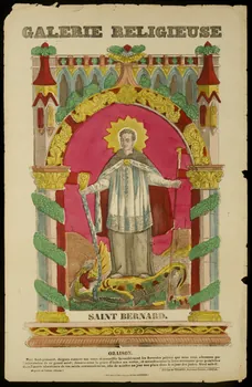 estampe GALERIE RELIGIEUSE  SAINT BERNARD. 1952.106.73 Photo