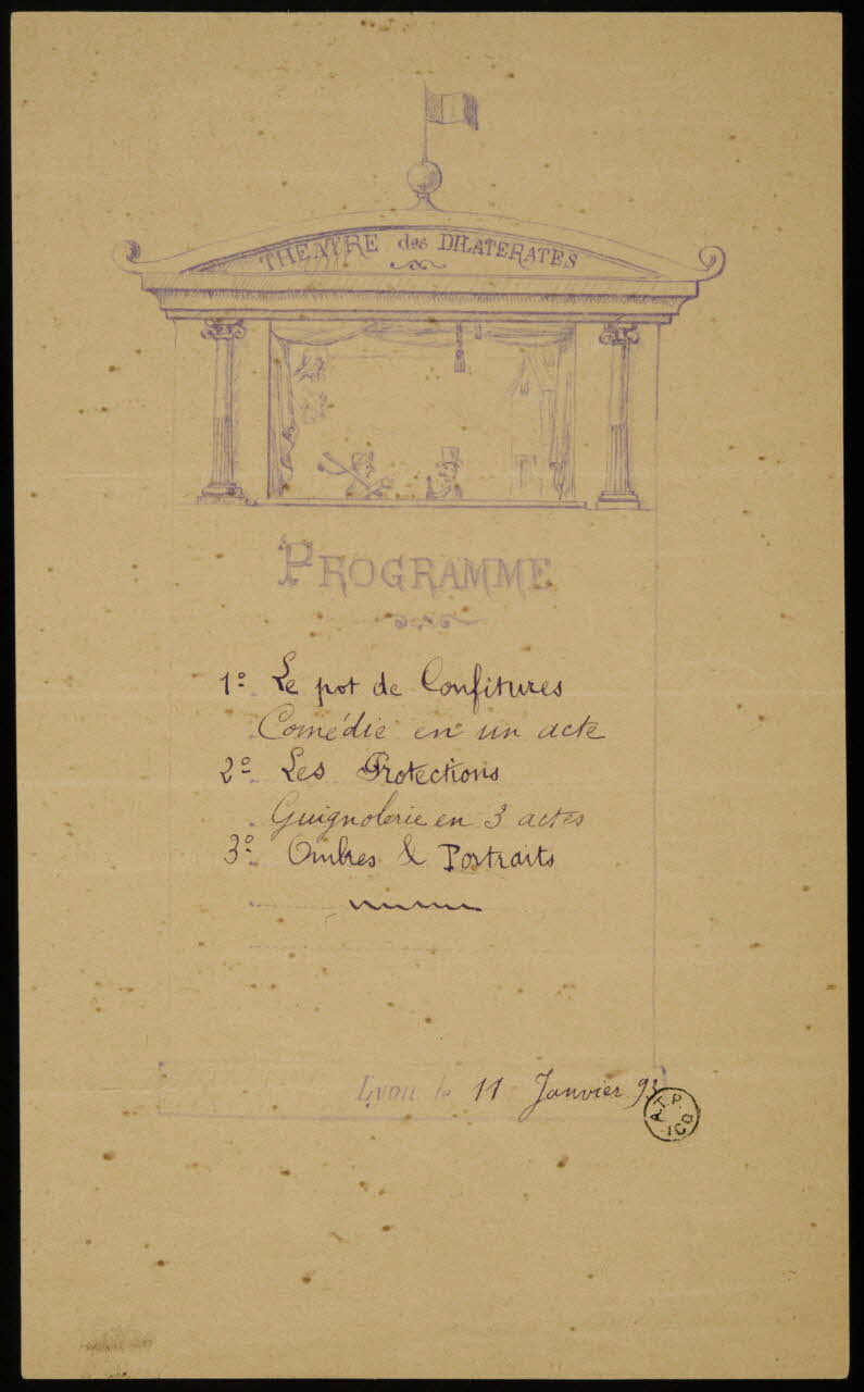 estampe THEATRE des DILATERATES 1952.131.4  Photo