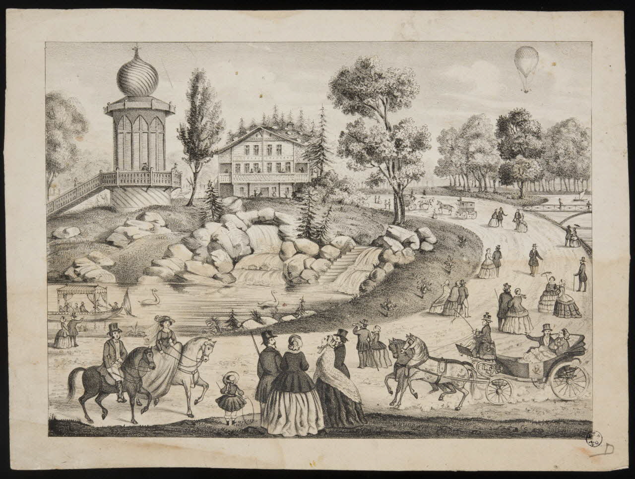 estampe Promenades au bord du lac 1952.29.231 Photo