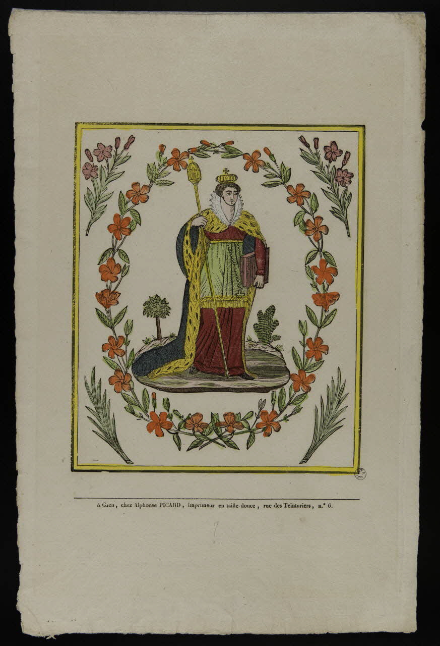 Alphonse Picard imagerie ancienne Sainte Caen 1828-1838 1952.39.164 Photo