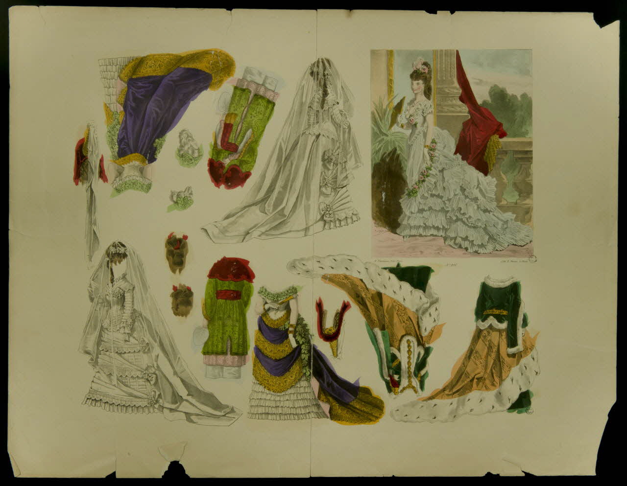 estampe Jeune femme à habiller 1952.39.190 Photo