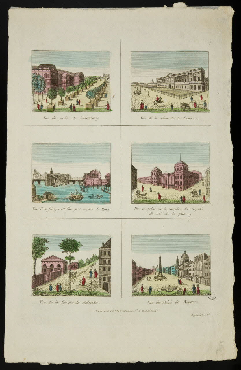 estampe Diverses vues d'architecture 1952.39.209 Photo