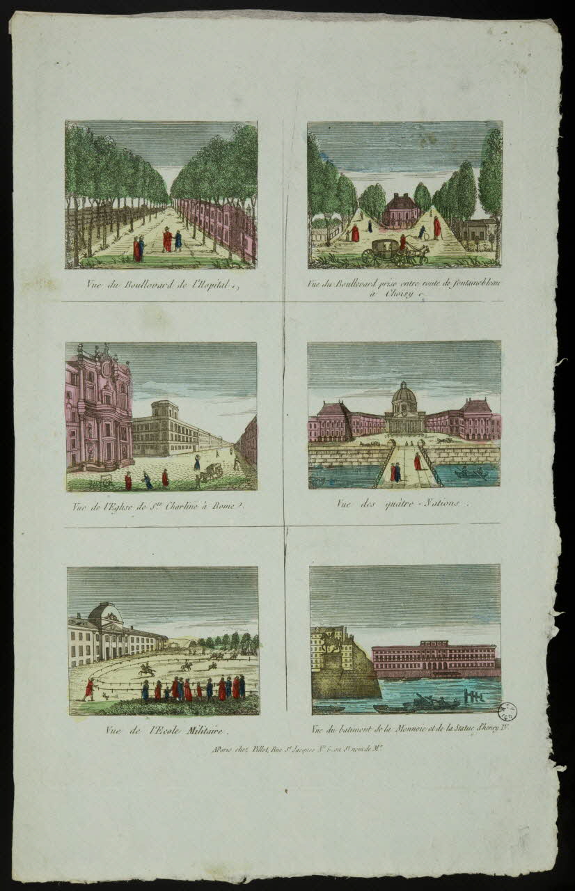 estampe Diverses vues d'architecture 1952.39.213 Photo