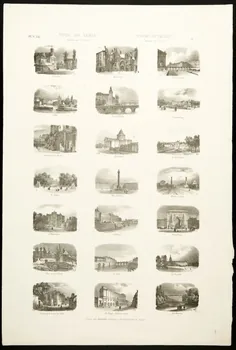 planche (3x7) VUES DE PARIS 1952.39.223 Photo