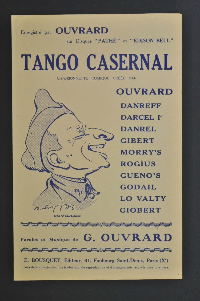 chanson petit format 1968.111.39 Photo Mucem