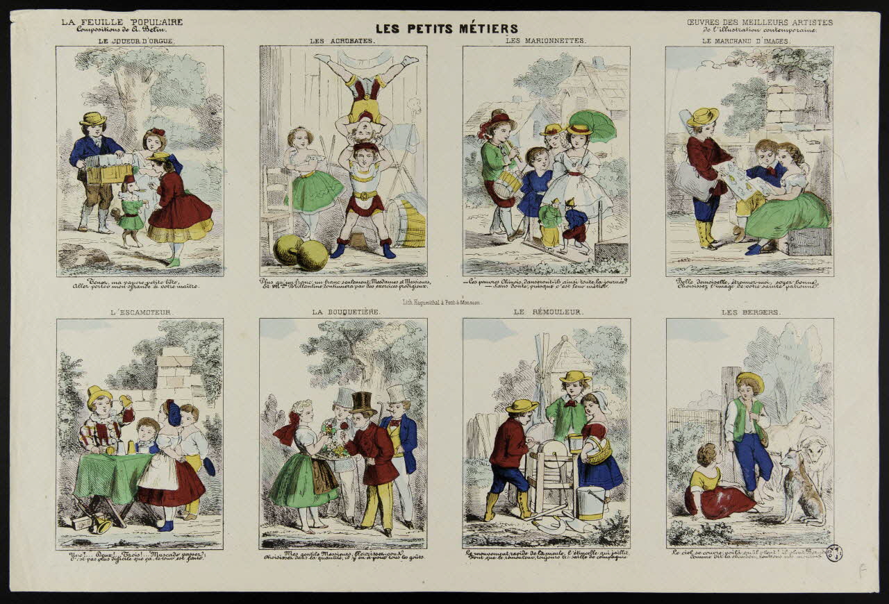 estampe LES PETITS METIERS 1952.39.275 Photo