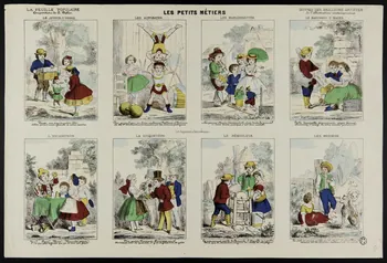 estampe LES PETITS METIERS 1952.39.275  Photo