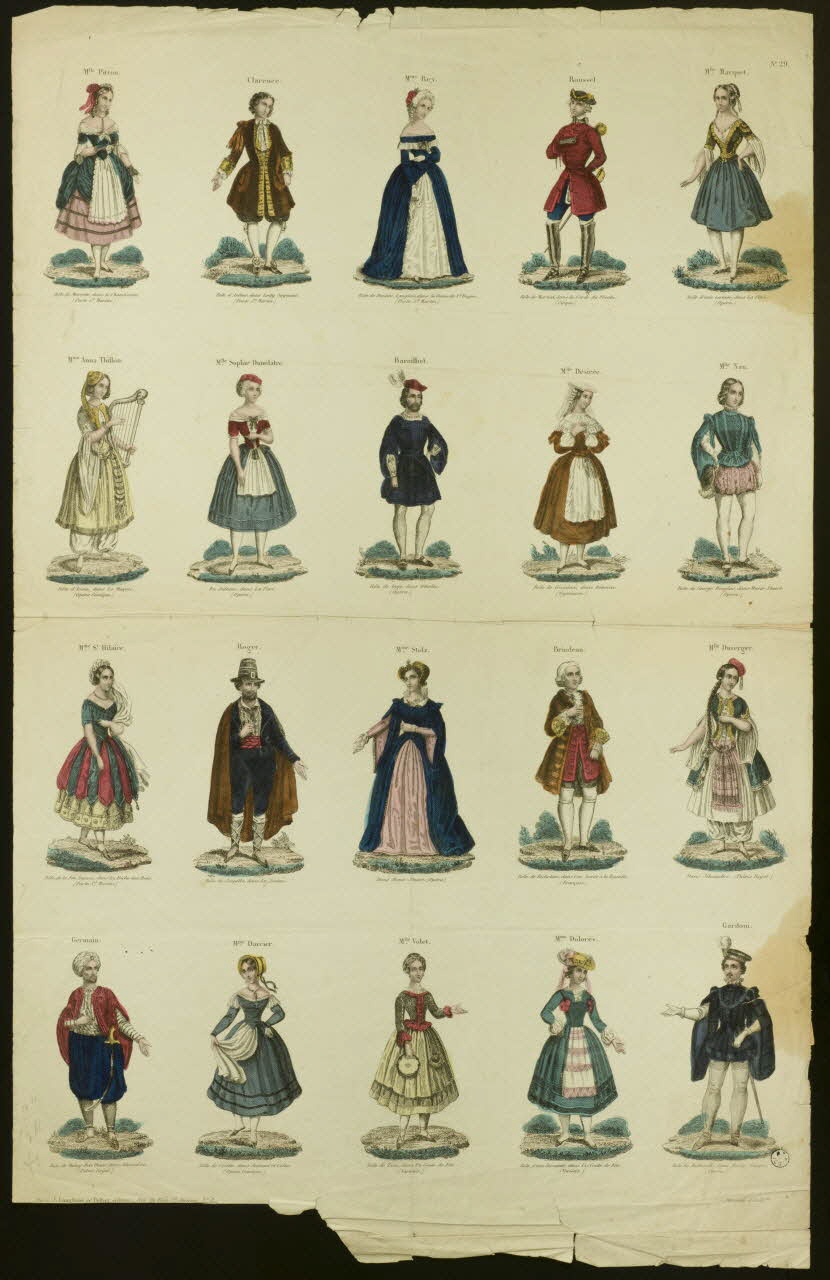 estampe Personnages de théâtre 1952.39.295 Photo