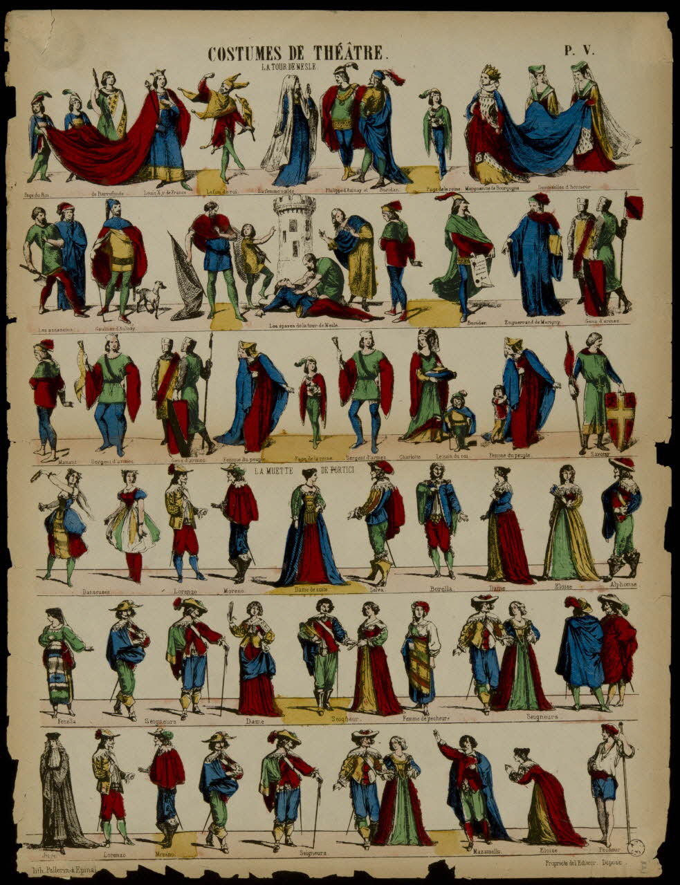 estampe COSTUMES DE THEÂTRE. 1952.39.309 Photo
