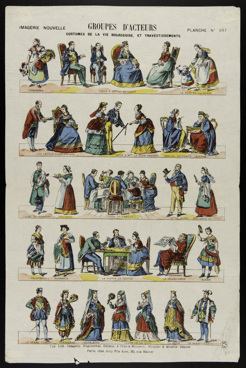 estampe GROUPES D'ACTEURS 1952.39.335 Photo