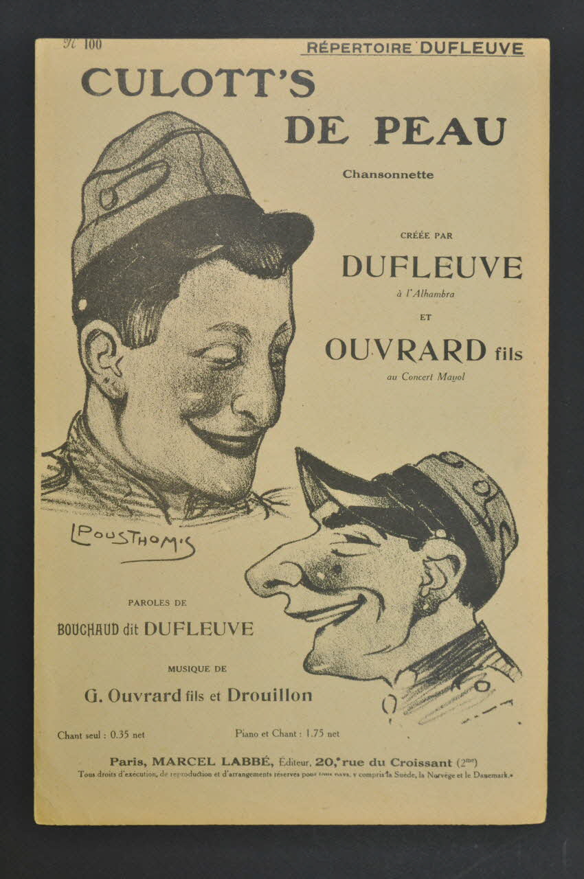 chanson petit format 1968.111.40 Photo Mucem