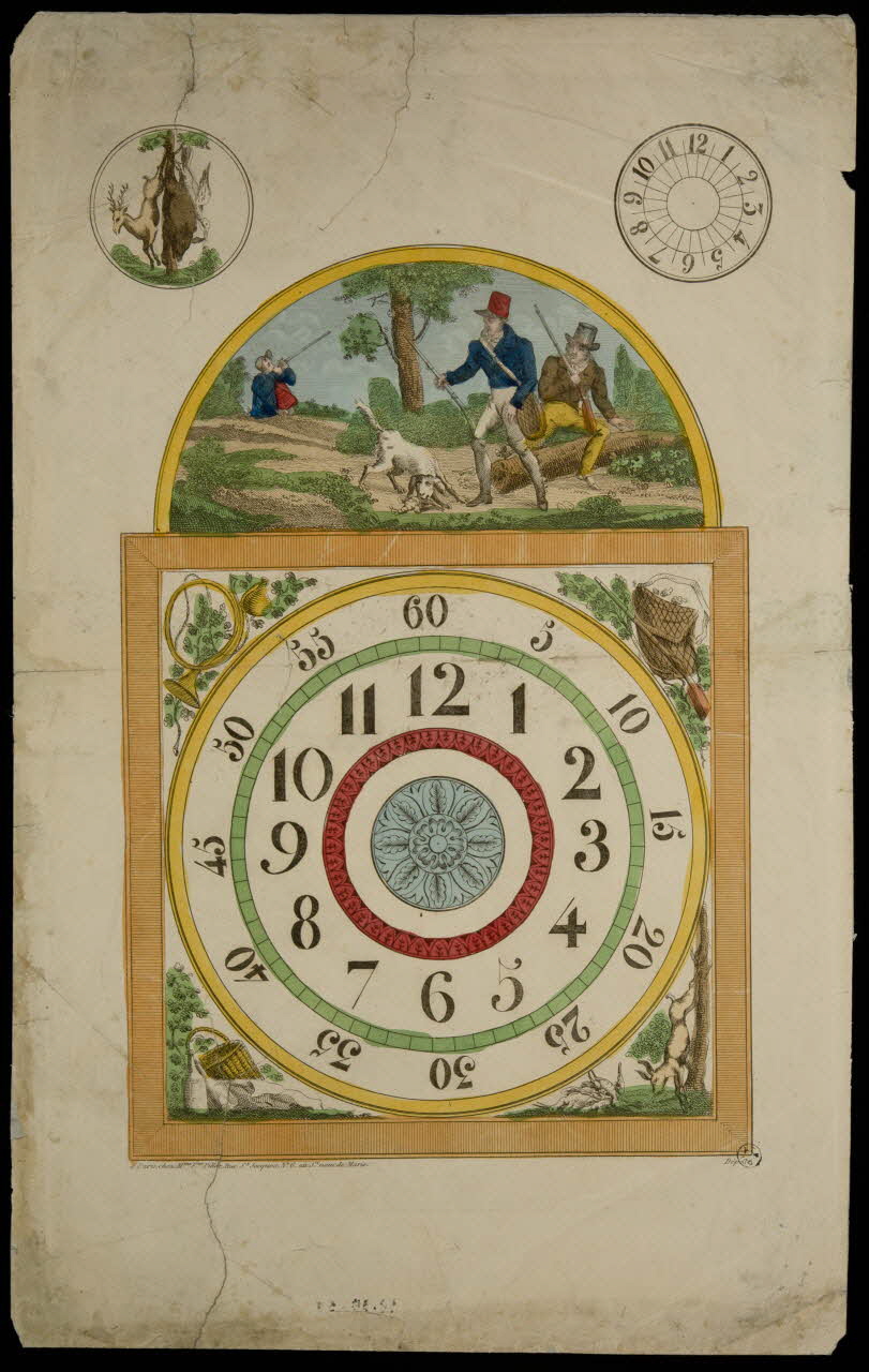 estampe Cadran d'horloge 1952.39.59 Photo