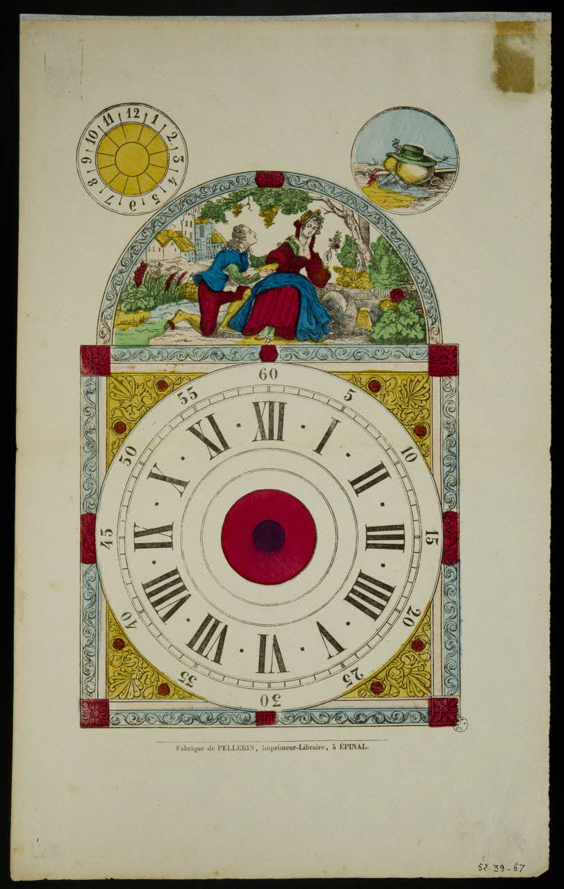 estampe Cadran d'horloge 1952.39.67 Photo