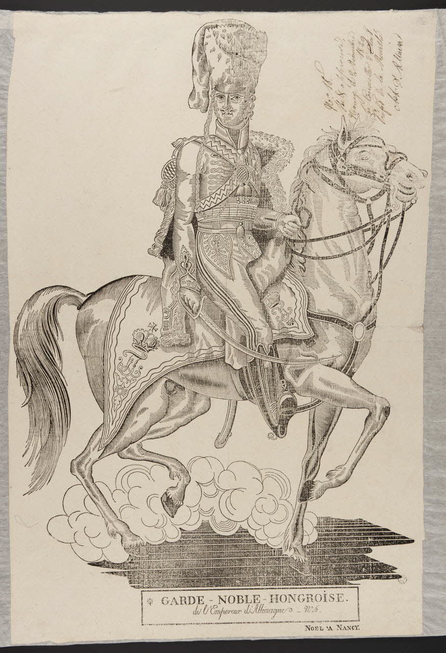 estampe GARDE - NOBLE - HONGROISE.  de l'Empereur d'Allemagne - n°6. 1952.39.89 Photo