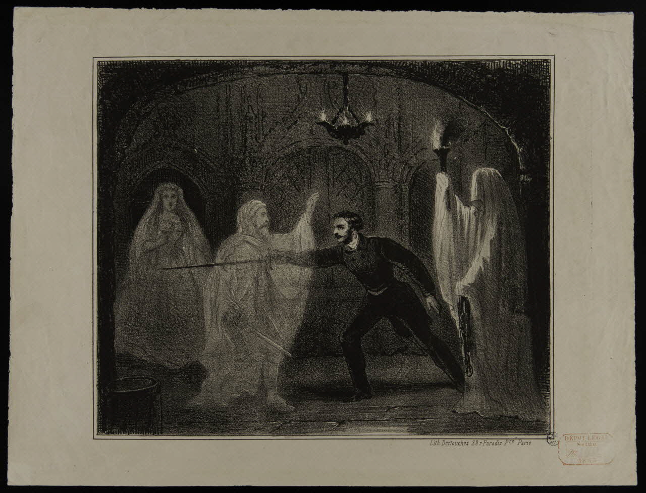 estampe Le duel avec la mort 1952.48.1 Photo