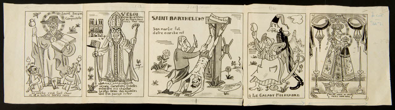 Pol Ferjac estampe Caricatures 1951 1952.5.1 Photo